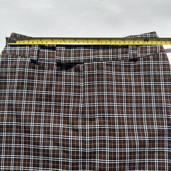 Kookai Plaid Mini Skirt Dark Academia Fall Size 36 - Picture 6 of 9